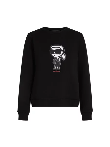 Karl Lagerfeld bluza z nadrukiem czarny