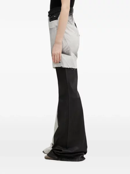 Lepršave traperice Rick Owens Drkshdw lepršave crna
