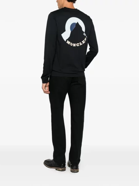Hosszú ing Moncler autogrammal kék