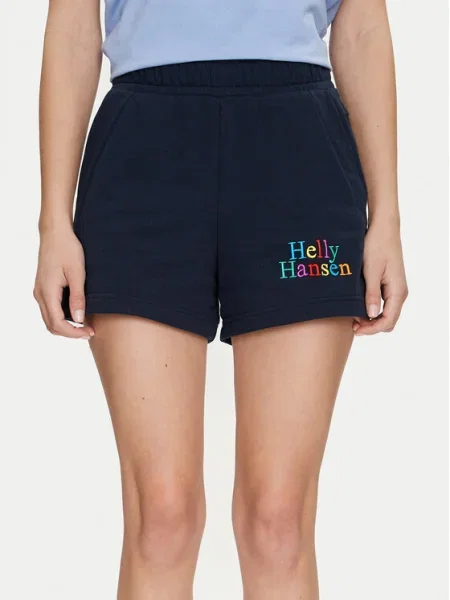 Helly Hansen Pantaloni scurți sport W Core Sweat Shorts Bleumarin