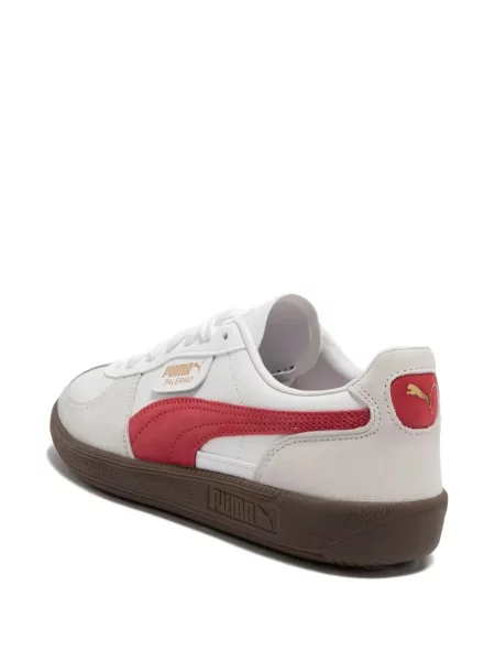 Sneakerși Puma Suede din piele de căprioară alb