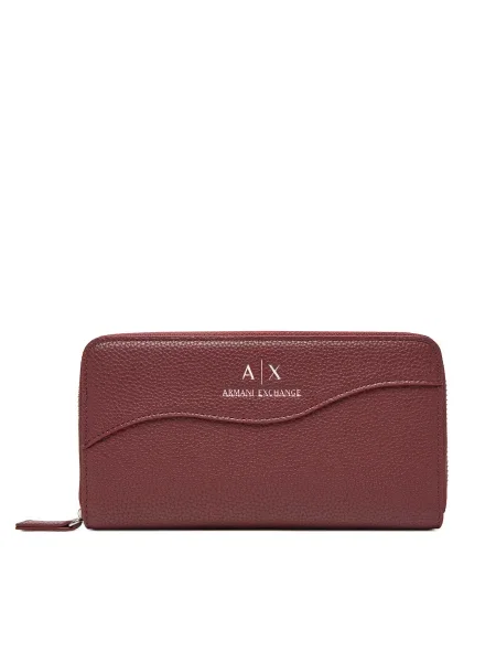 Портмоне Armani Exchange кафяво