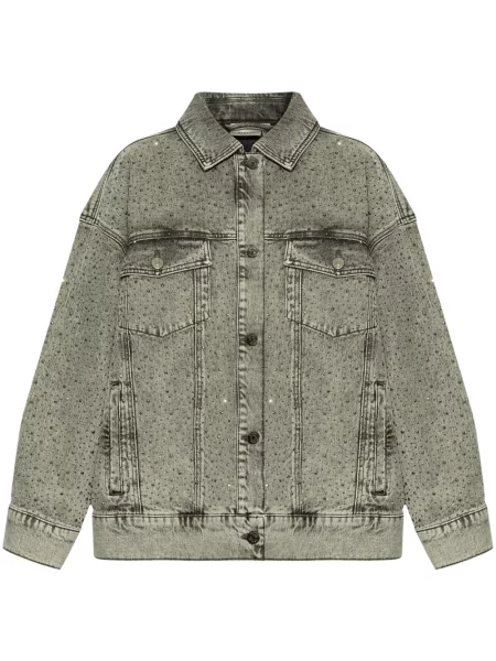 Geacă de blugi Gestuz stretch gri