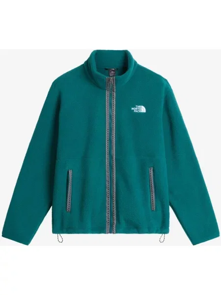 Polar The North Face Fleeski Full Zip zielono-niebieski S niebieska