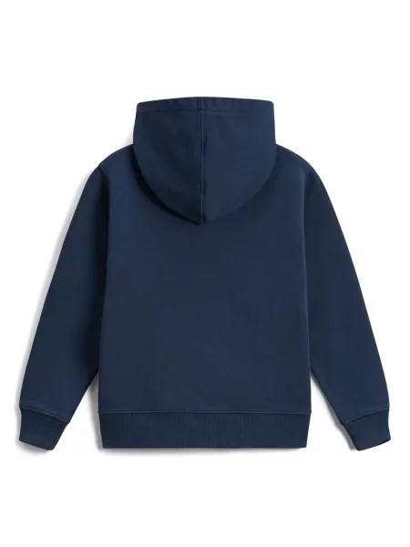 Bluza z kapturem dziecięca Woolrich niebieska