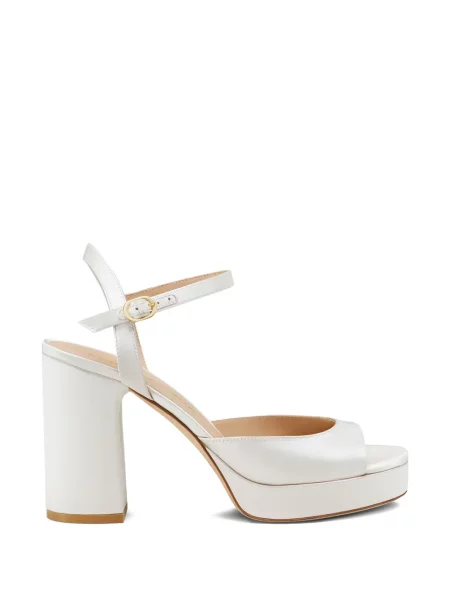 Sandale Stuart Weitzman cu platformă alb