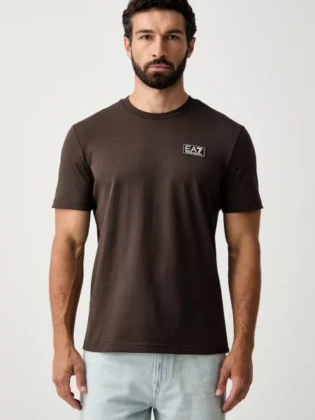 Emporio Armani tricou pentru bărbați din maro