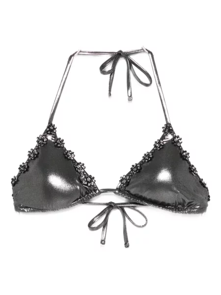 Bikini Agent Provocateur w kwiatki czarny