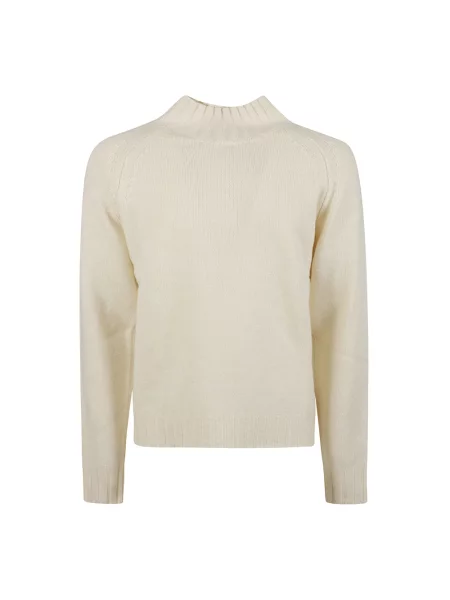 Sweter z golfem Aragona biały