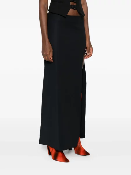 Rochie mini Coperni cu cataramă de costum negru