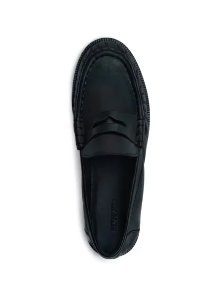 Pantofi loafer Bernardo din piele negru