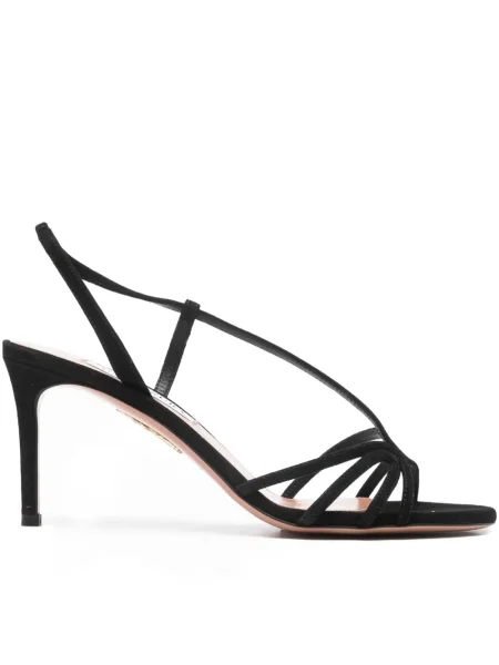 Sandale Aquazzura slingback negru