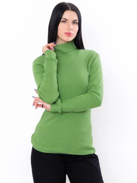 Водолазка Носи своє бавовна/еластан зелений