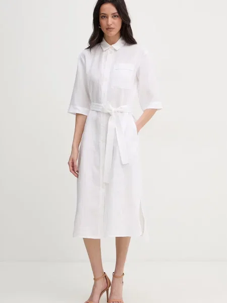 MM by Max Mara rochie de vară alb