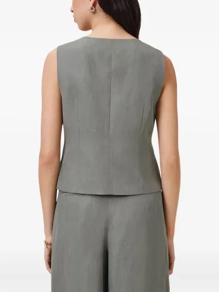 Kamizelka Allsaints bez rękawów szara