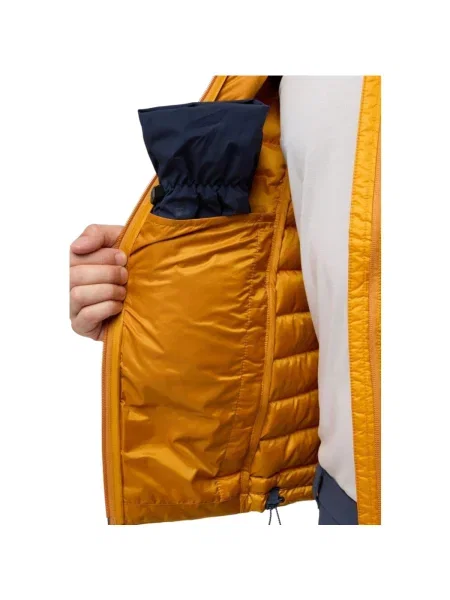 Geacă cu puf Jack Wolfskin portocaliu