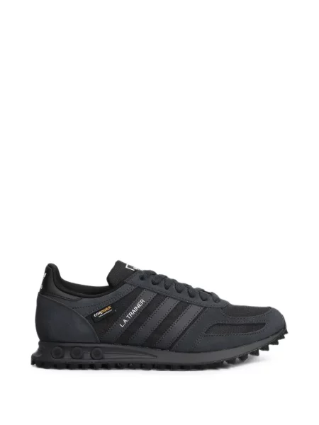 Sneakerși Adidas cu șireturi plasă negru
