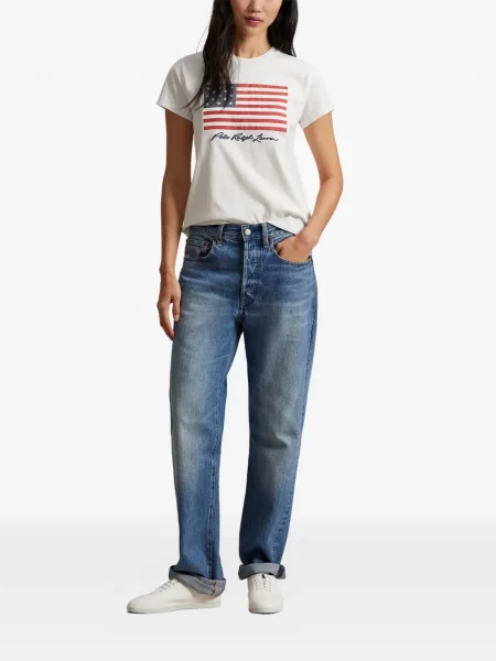 Matlasat sneakerși Polo Ralph Lauren cu autograf de catifea cord albastru