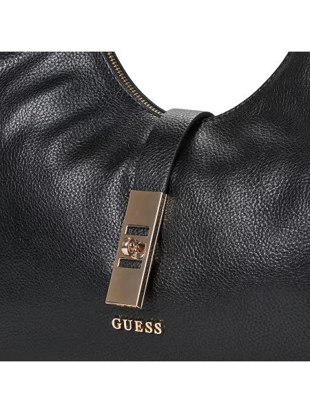Geanta hobo Guess negru