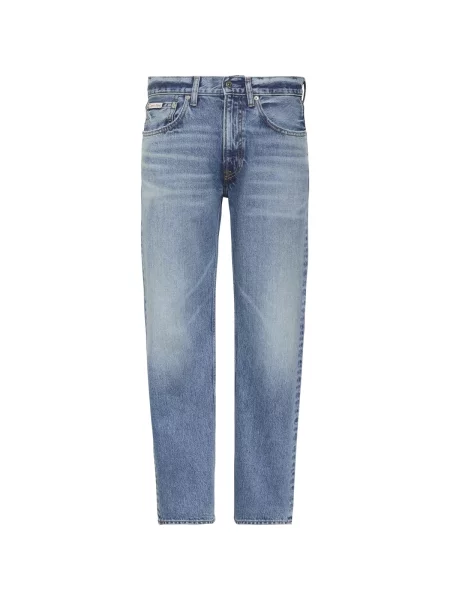 Džínsy s rovným strihom Calvin Klein Jeans modrá
