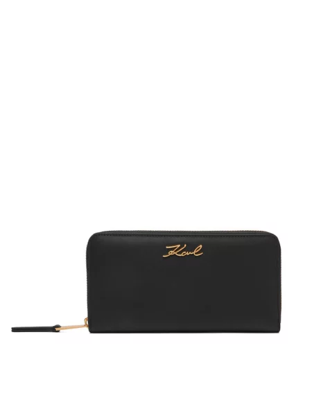 KARL LAGERFELD Portfel czarny