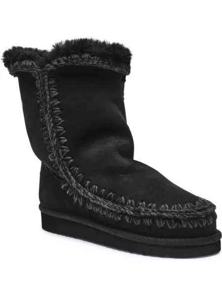 MOU Hótaposó Eskimo 24 | shearling | hasított bőr fekete