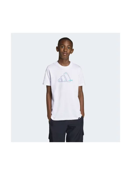 Tricou copii Adidas alb