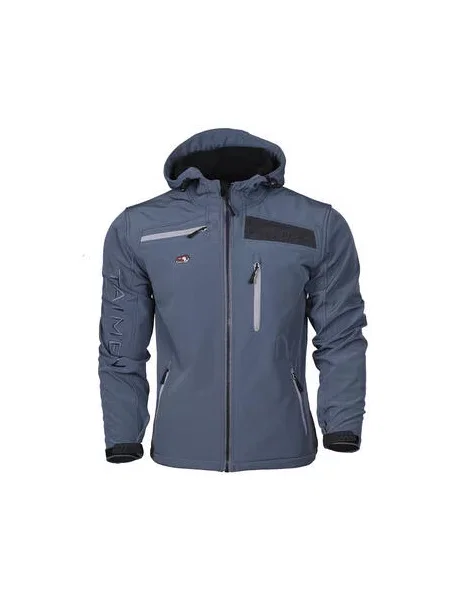Kurtka Taimen Arigiin softshell Szaroniebieska niebieska