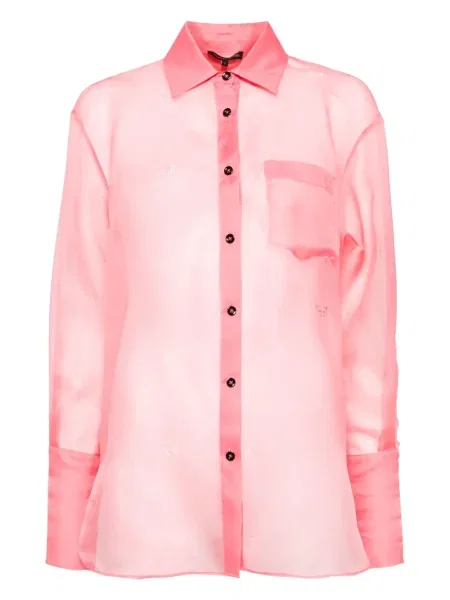Koszula Kiki De Montparnasse z organzy różowa