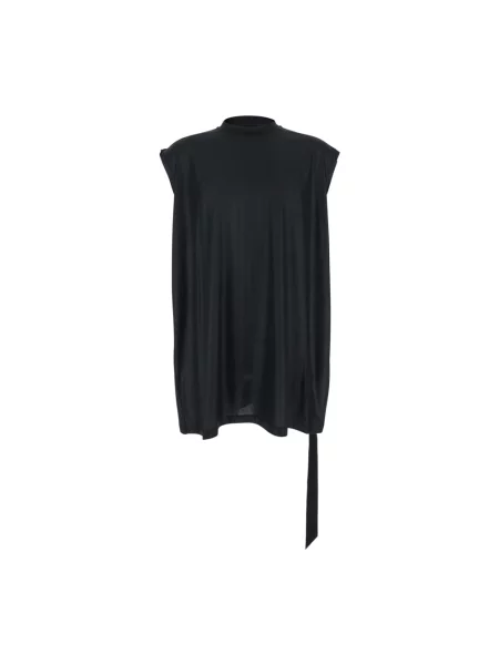 Rick Owens Koszulki Mężczyzna M Sleeveless Crew Neck T-shirt czarny