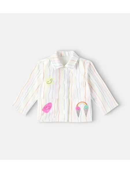 Džinsinė striukė Stella Mccartney balta