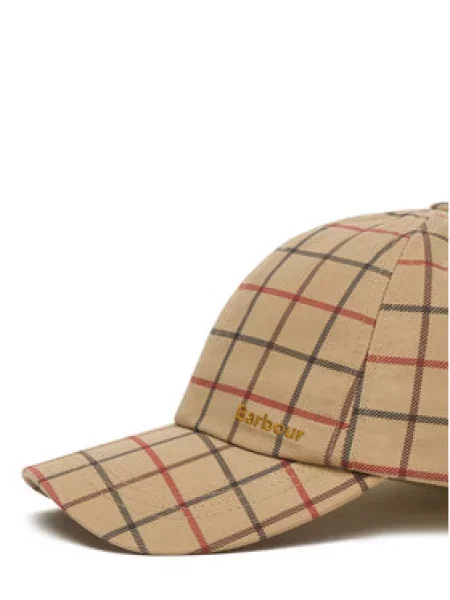 Barbour Čiapka Mackworth / tmavosivá / červená / burgundská béžová