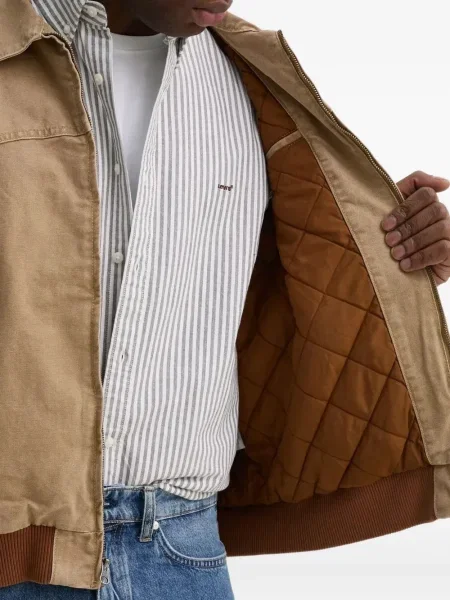 Blugi evazați Levi's® din piele de căprioară albastru