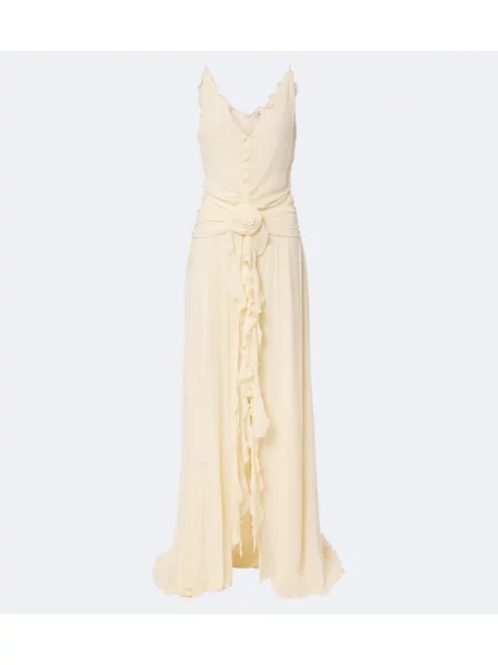Rochie Blumarine cu volane galben