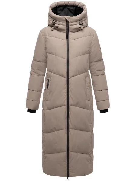 MARIKOO Palton de iarnă Firella XVI taupe gri