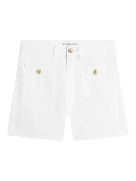 Szorty jeansowe Tommy Hilfiger białe