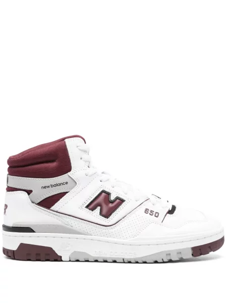 Sneakerși New Balance 550 din piele alb