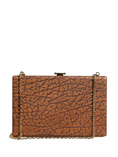 Geantă plic Dolce & Gabbana din piele maro