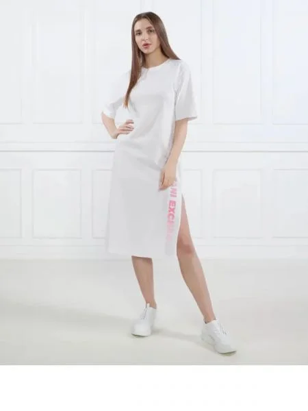 Armani Exchange Rochie VESTITO alb
