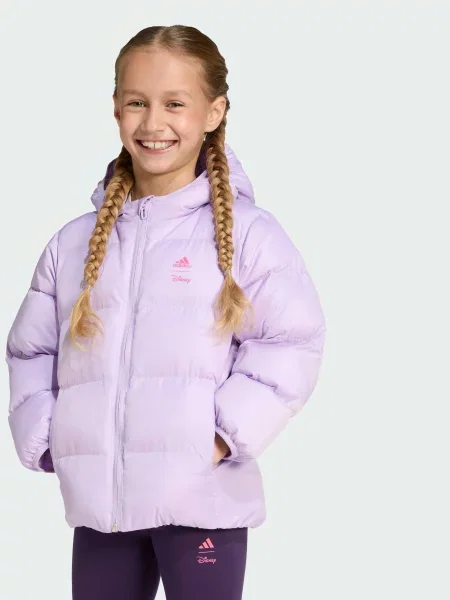 Детская демисезонная куртка Adidas фиолетовая
