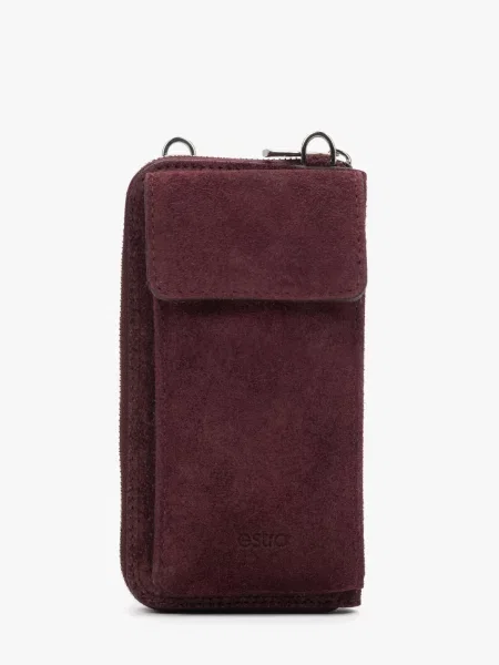Estro Portofel burgundy roșu