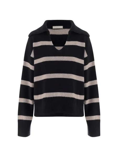 Pulover Allude cu decolteu în V negru