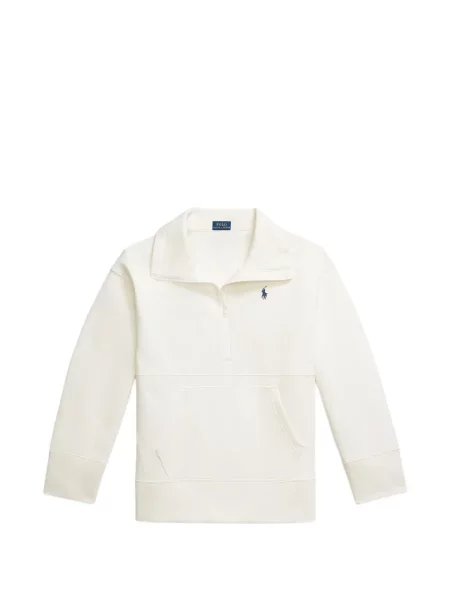 Matlasat tricou polo Polo Ralph Lauren cu decolteu rotund cu autograf roșu