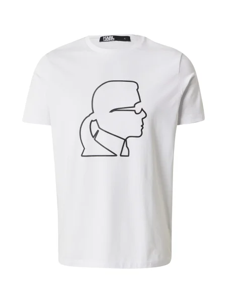 Karl Lagerfeld Tricou negru alb