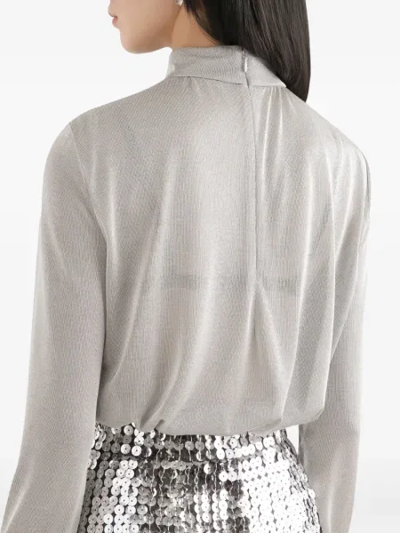 Top Dolce & Gabbana din jerseu gri