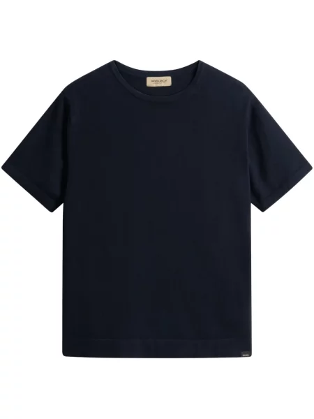Tricou Woolrich tricotate albastru