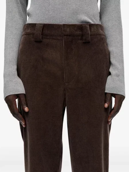 Pantaloni Berner Kühl de catifea cord maro