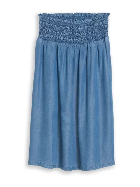 TOM TAILOR Fustă denim albastru