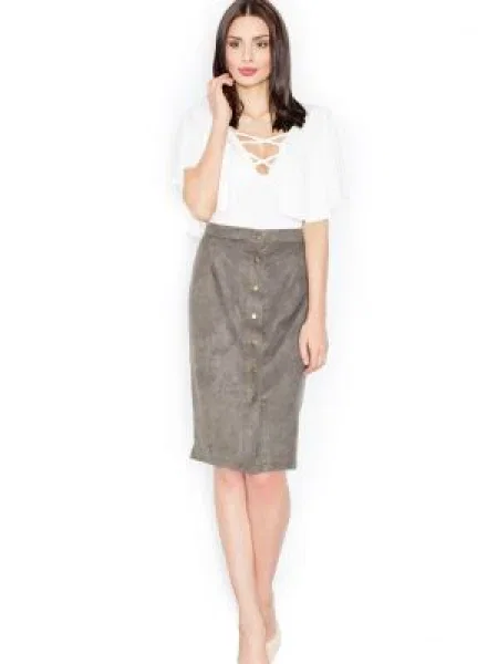 Spódnica Figl brązowa