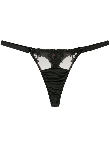 Chiloți tanga Fleur Of England negru